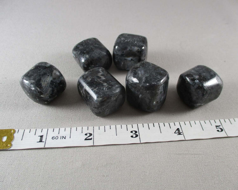 Larvikite Polished Stone 2pc J104**