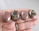 Pink Rhodonite Cabochon 2pcs 25x18mm (C438)