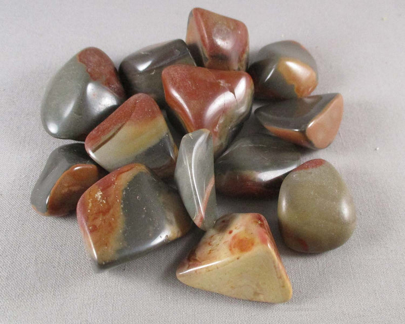 Polychrome Jasper Polished Stones 2pc T694
