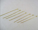 Eye Pins Gold Tone 0.7 x 50mm 65pcs (3046)