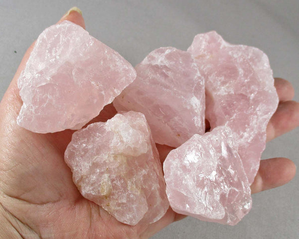 Rose Quartz Crystal Raw (Medium) 1pc A267*
