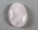 Rose Quartz Cabochon 2pcs 25x18mm (C490)