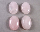 Rose Quartz Cabochon 2pcs 25x18mm (C490)