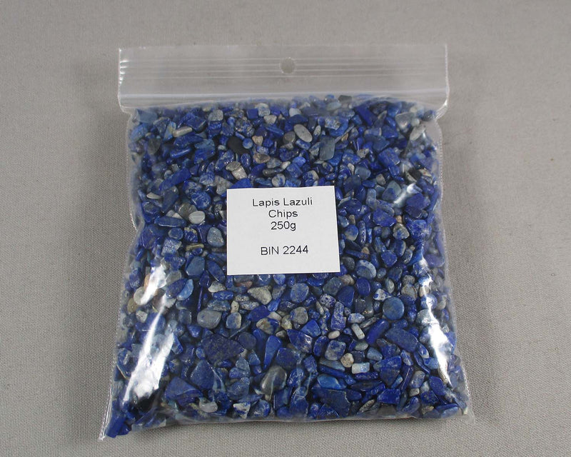 Lapis Lazuli Stone Chips 100g - Undrilled G035-2