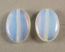 50% OFF!  Opalite Oval Beads 18x25mm 2pcs (1338)