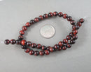 Red Tiger Eye Bead Strand Round Various Sizes