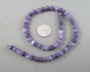 Amethyst Bead Strand Frosted Round Various Sizes