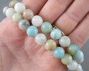 amazonite 8mm round beads