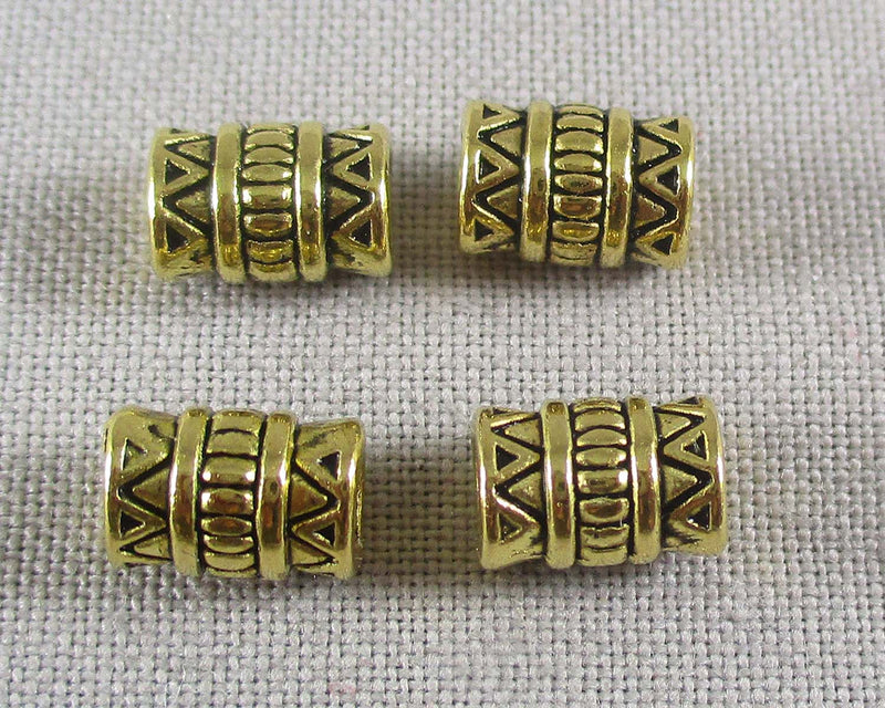 50% OFF!! Gold Tone Barrel Spacer Beads 5x7mm 20pcs (0467)