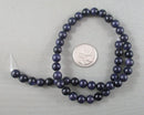 Blue Goldstone Bead Strand Round Various Sizes