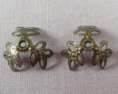 50% OFF!  Antique Bronze 3 Petal Bead Cap 60pcs (3035)