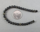 Gold Sheen Obsidian Bead Strand Round Various Sizes