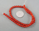 Carnelian Bead Strand Round Various Sizes