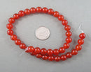 Carnelian Bead Strand Round Various Sizes