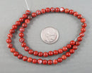 Red Jasper Beads Round Various Sizes