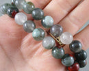 bloodstone round beads 8mm