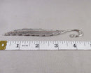 Feather Bookmark Charm Silver Tone 2pcs (G007-2)