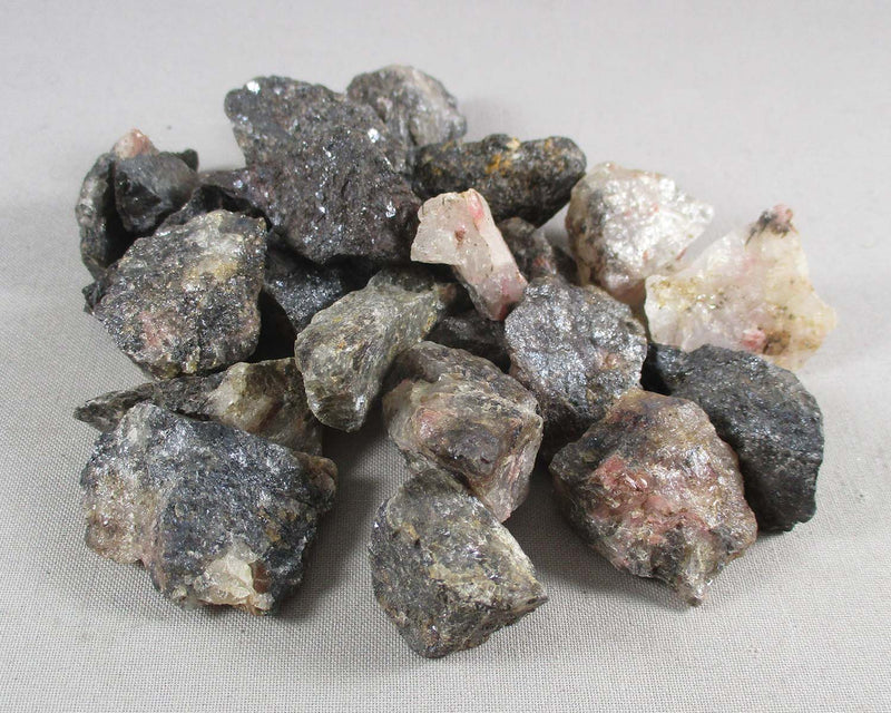Rhodonite Stones Raw 3pcs A194*
