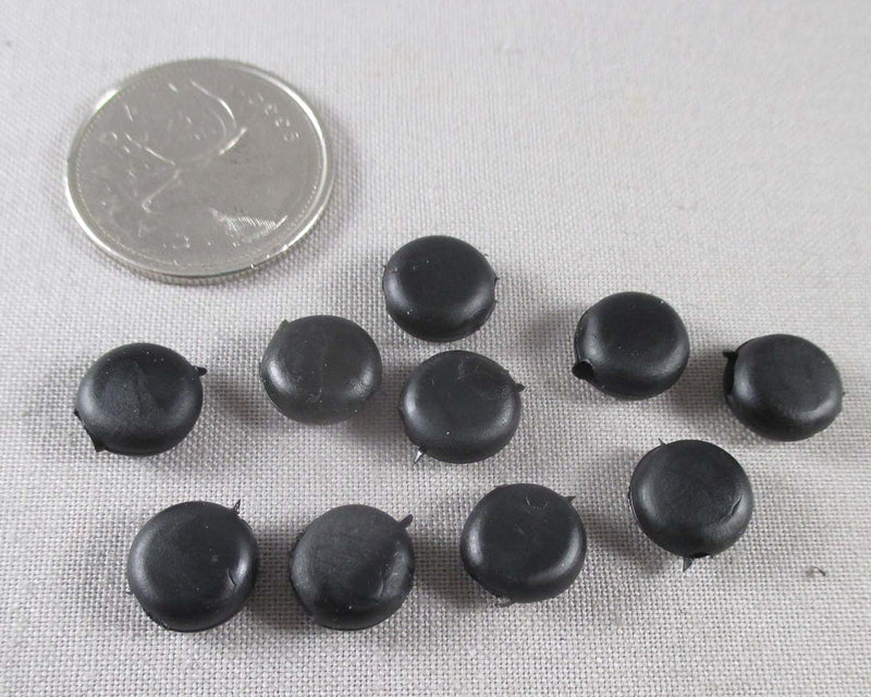 Elastic Adjusters - Black (10mm) 5 pairs (1228)