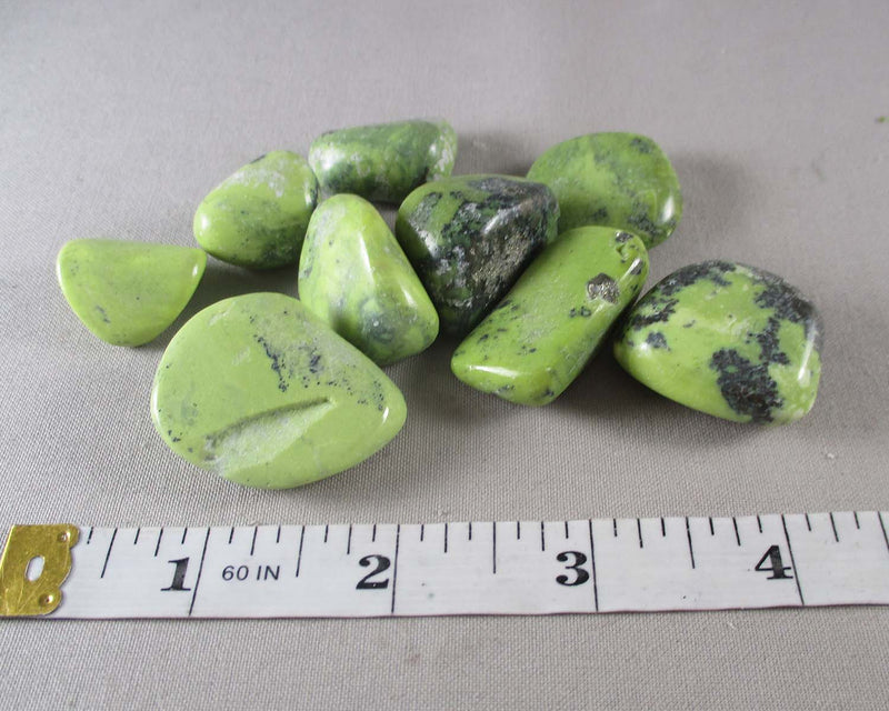 Serpentine Polished Stones 3pcs J010