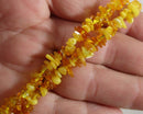 Amber Chip Beads 5-8mm (C070)