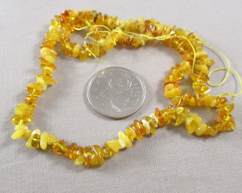 Amber Chip Beads 5-8mm (1792)