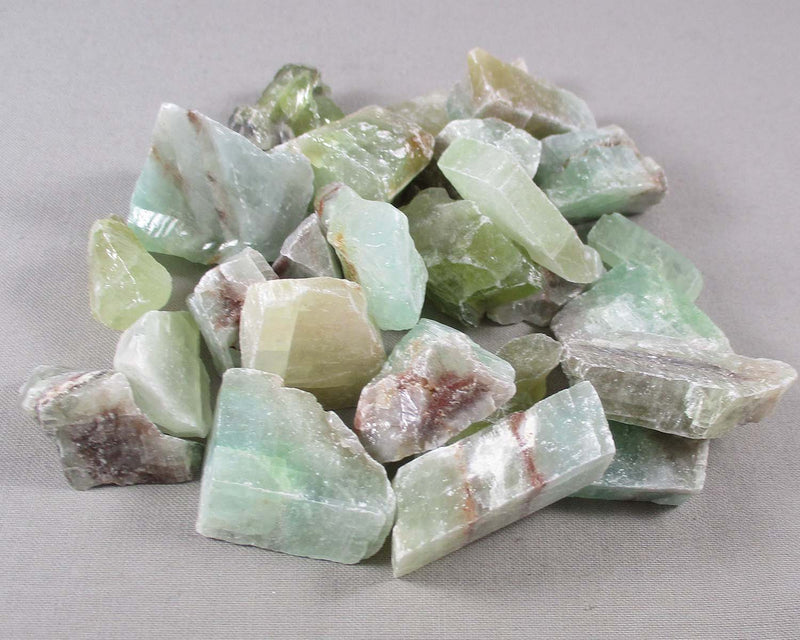 Green Calcite Crystals Raw (Small) 3pcs (A352*)
