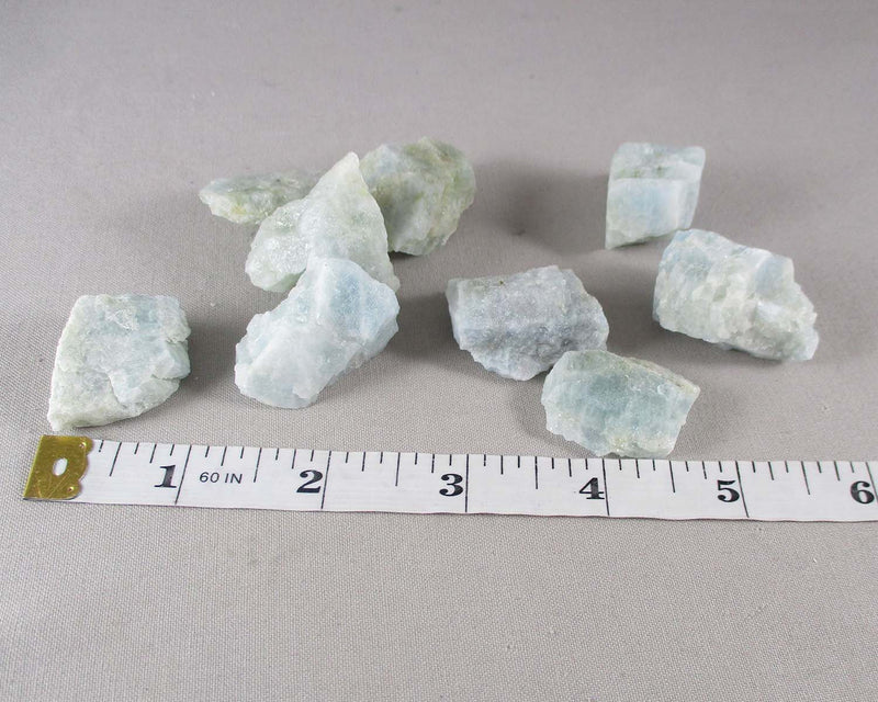 Aquamarine Stones Raw 3pcs H083-1**