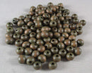 Matte Saddle Brown Wood Beads 8mm Round ~320pcs (G037)
