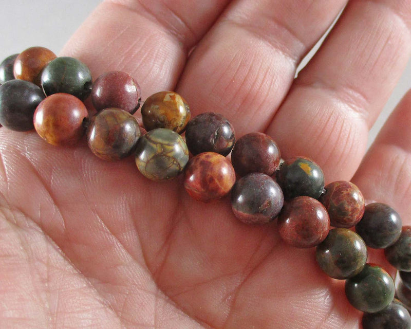 Picasso Jasper Beads Round Various Sizes