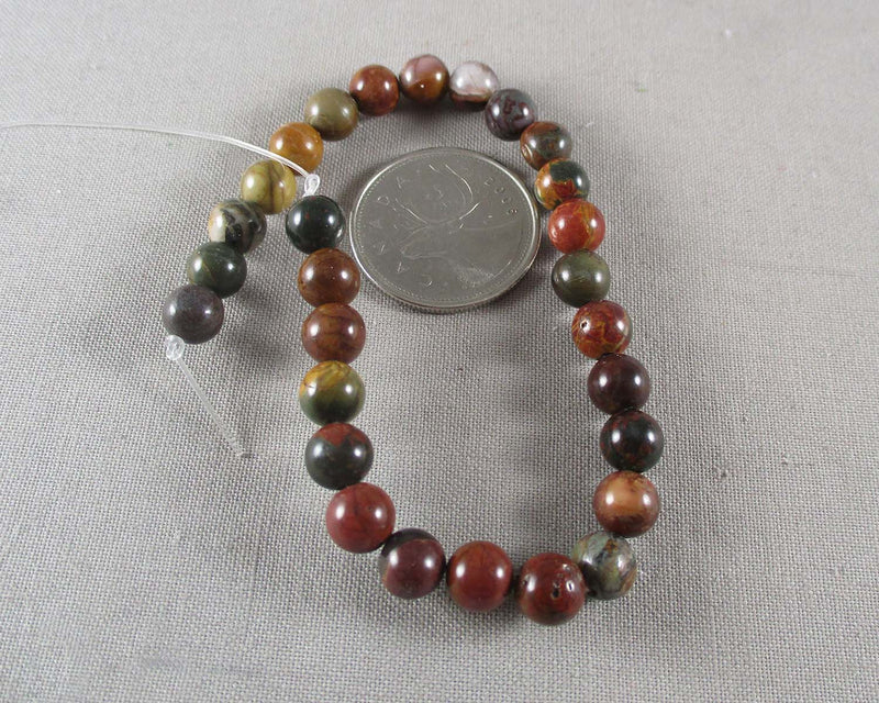 Picasso Jasper Beads Round Various Sizes