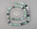 Rainbow Fluorite Beads Round Various Sizes