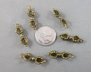 60% OFF!! Dorje Charms Antique Bronze Tone 6pcs 29x11mm  (0171)