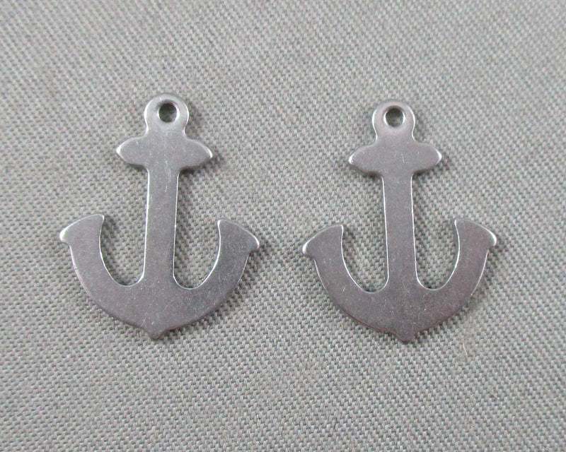 Anchor Charms Stainless Steel 5pcs 16x13mm  (1523)