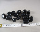Black Obsidian Stones Polished 3pcs J014