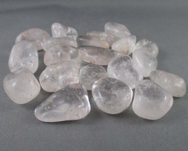 Clear Quartz Polished Stones 5pcs J106**