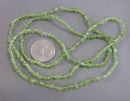 Peridot Beads Mini Chip Strand 36" (C219)