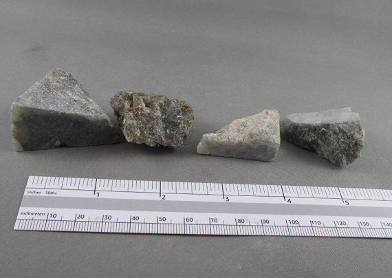 Labradorite Stones Raw 3pcs (H086**)